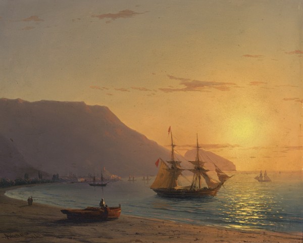 Sunset in Crimea by Ivan Aivazovsky